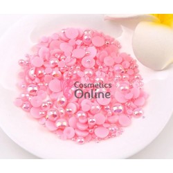 Perlute sidefate de unghii Pink cu Reflexii de 3mm - 600 bucati, Cod PPU022